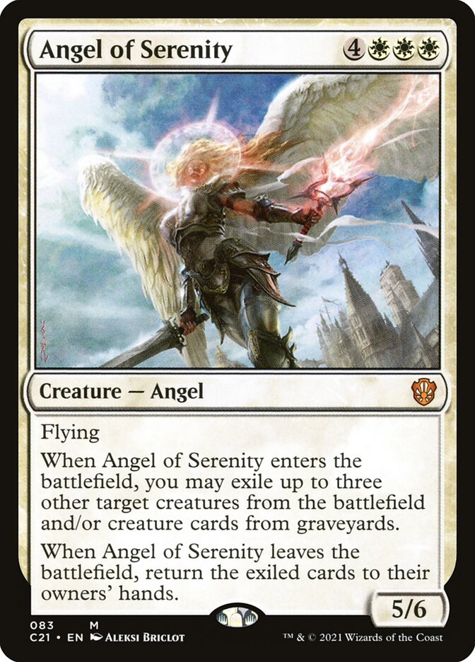 Angel of Serenity 83/81 (Commander 2021)  | Good Games Morley