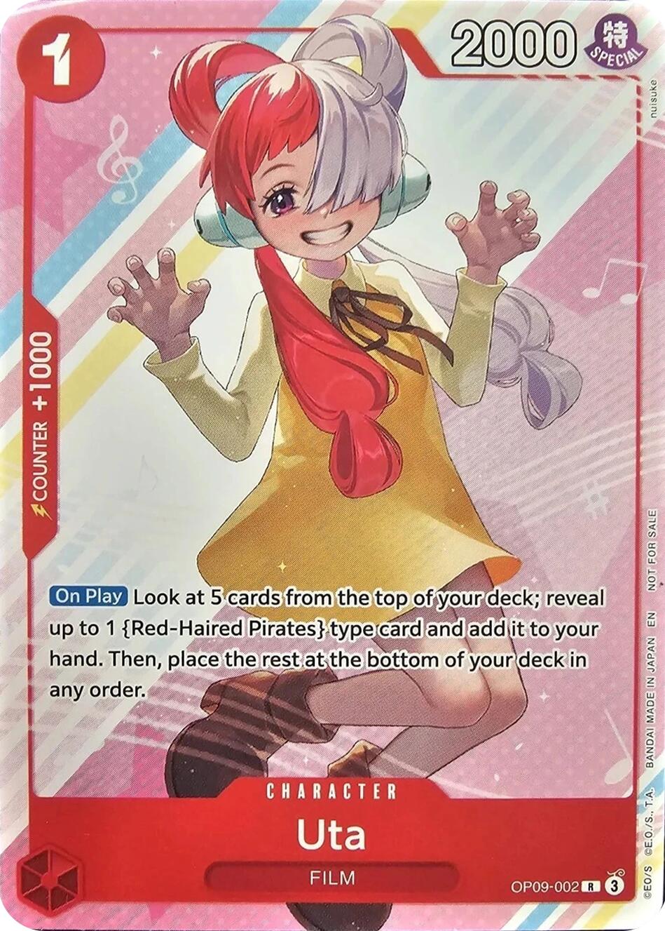 Uta (Welcome Pack Vol. 2) [One Piece Promotion Cards] | Good Games Morley