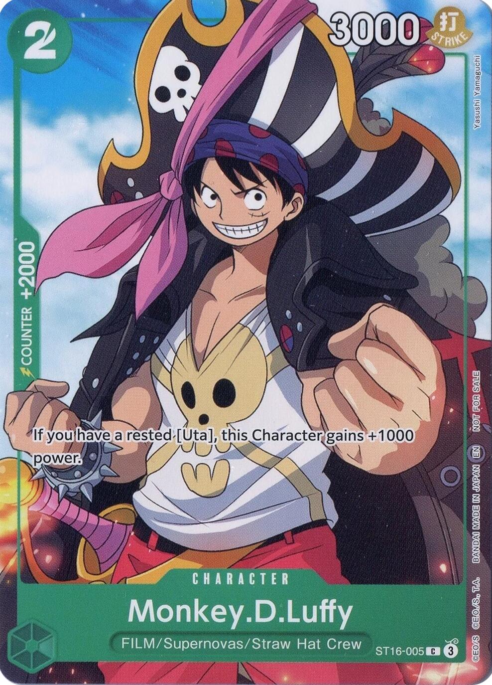 Monkey.D.Luffy (Welcome Pack Vol. 2) [One Piece Promotion Cards] | Good Games Morley
