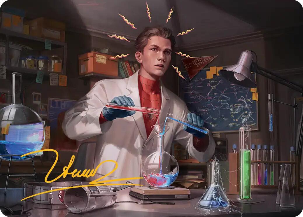 Peter Parker Art Card (3/54) (Gold-Stamped Signature) [Marvel's Spider-Man Art Series] | Good Games Morley