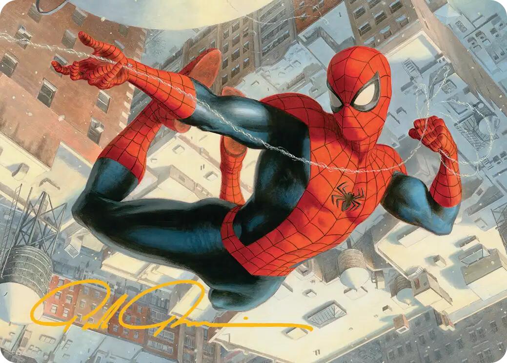 Spider-Man, Peter Parker Art Card (Gold-Stamped Signature) [Marvel's Spider-Man Art Series] | Good Games Morley