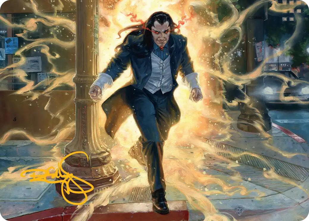 Morlun, Devourer of Spiders Art Card (Gold-Stamped Signature) [Marvel's Spider-Man Art Series] | Good Games Morley