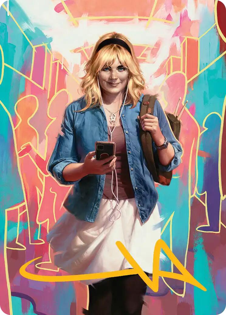 Gwen Stacy Art Card (Gold-Stamped Signature) (13/54) [Marvel's Spider-Man Art Series] | Good Games Morley