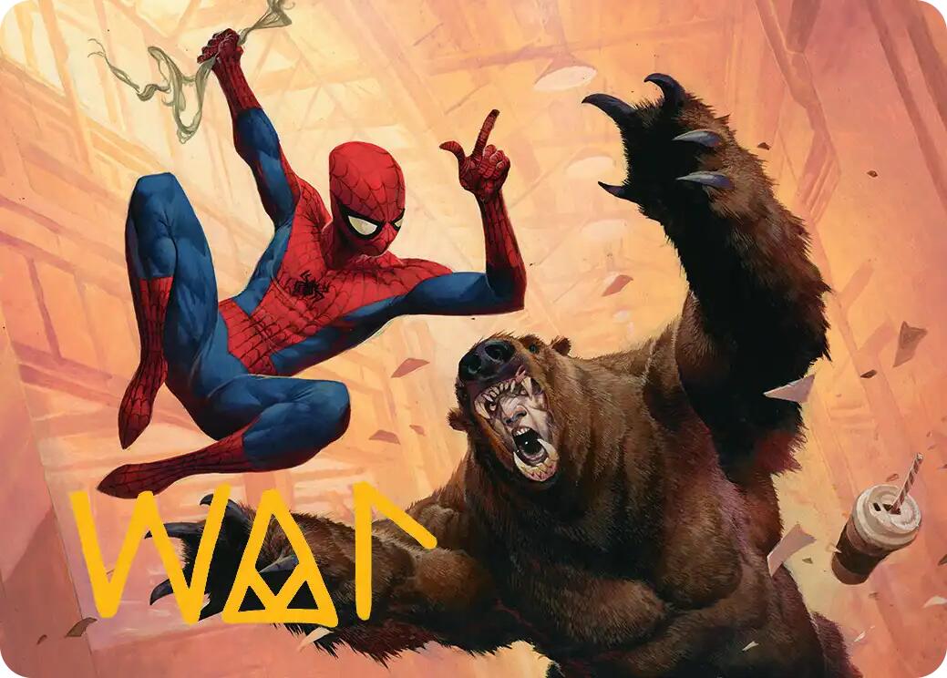 Wisecrack Art Card (Gold-Stamped Signature) [Marvel's Spider-Man Art Series] | Good Games Morley