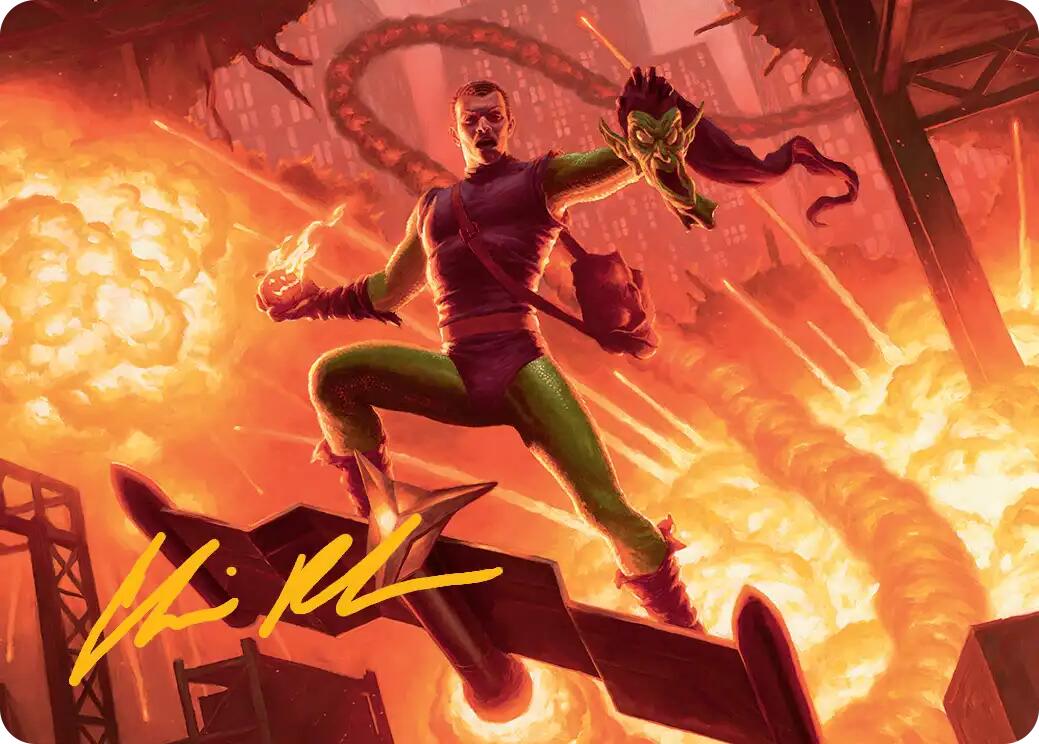Green Goblin, Revenant Art Card (Gold-Stamped Signature) [Marvel's Spider-Man Art Series] | Good Games Morley