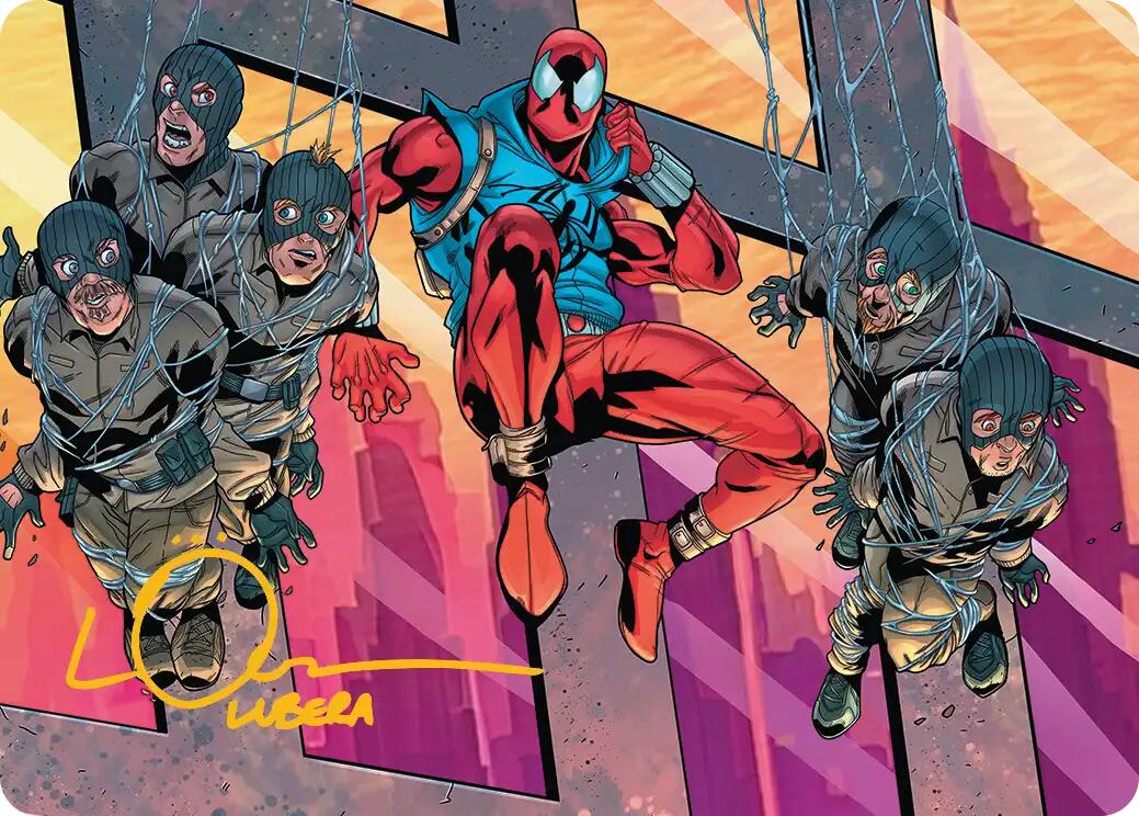 Scarlet Spider, Ben Reilly Art Card (Gold-Stamped Signature) [Marvel's Spider-Man Art Series] | Good Games Morley