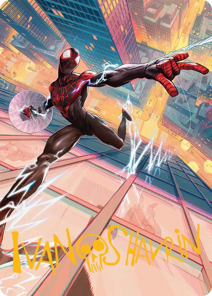 Ultimate Spider-Man Art Card (Gold-Stamped Signature) [Marvel's Spider-Man Art Series] | Good Games Morley