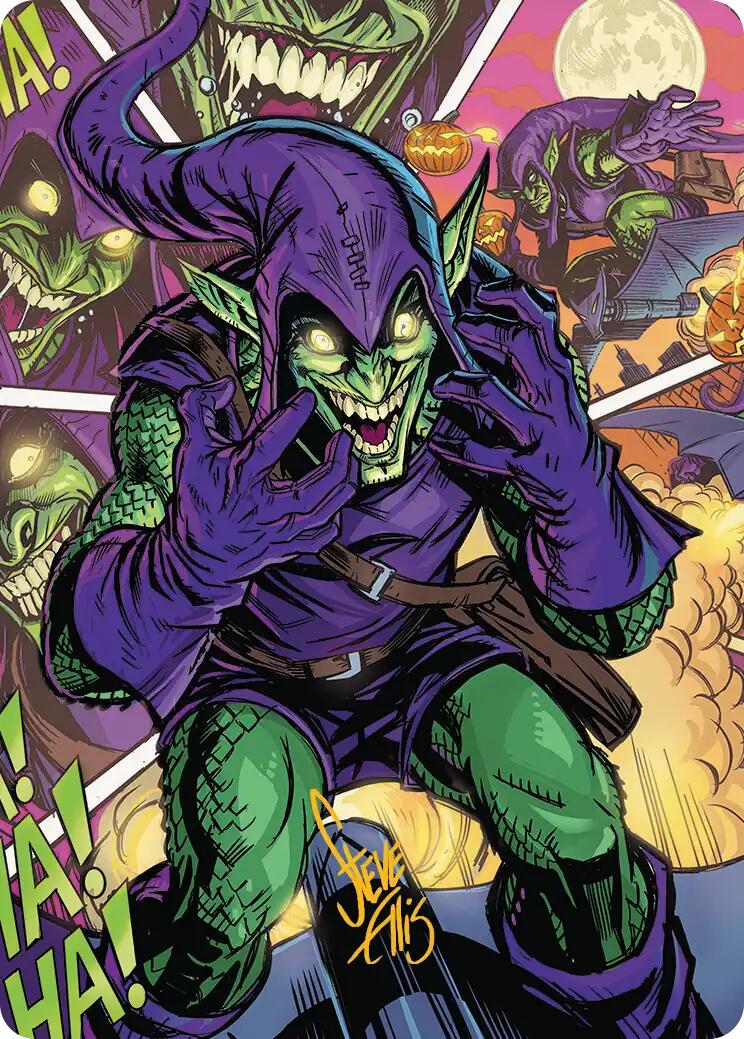 Green Goblin Art Card (49/54) (Gold-Stamped Signature) [Marvel's Spider-Man Art Series] | Good Games Morley