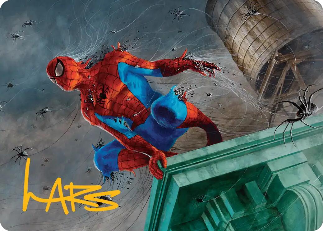 Spiders-Man, Heroic Horde Art Card (Gold-Stamped Signature) [Marvel's Spider-Man Art Series] | Good Games Morley