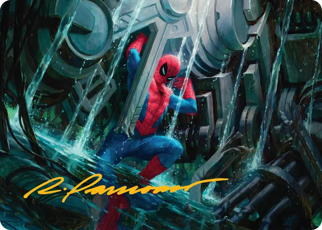 Strength of Will Art Card (Gold-Stamped Signature) [Marvel's Spider-Man Art Series] | Good Games Morley