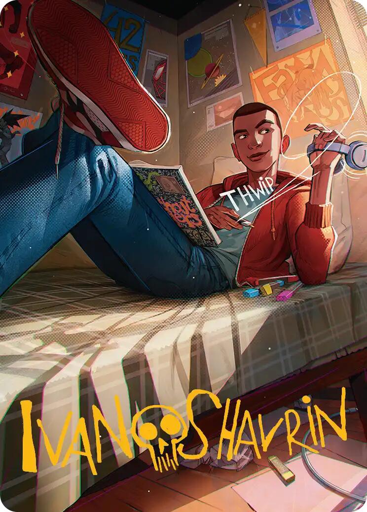 Miles Morales Art Card (Gold-Stamped Signature) [Marvel's Spider-Man Art Series] | Good Games Morley