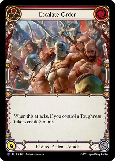 Escalate Order [SUP022] (Super Slam)  Rainbow Foil | Good Games Morley