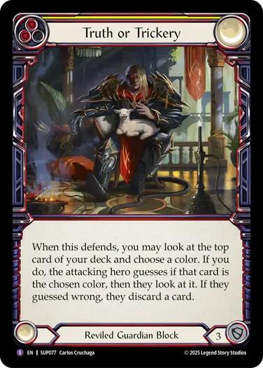 Truth or Trickery [SUP077] (Super Slam)  Rainbow Foil | Good Games Morley