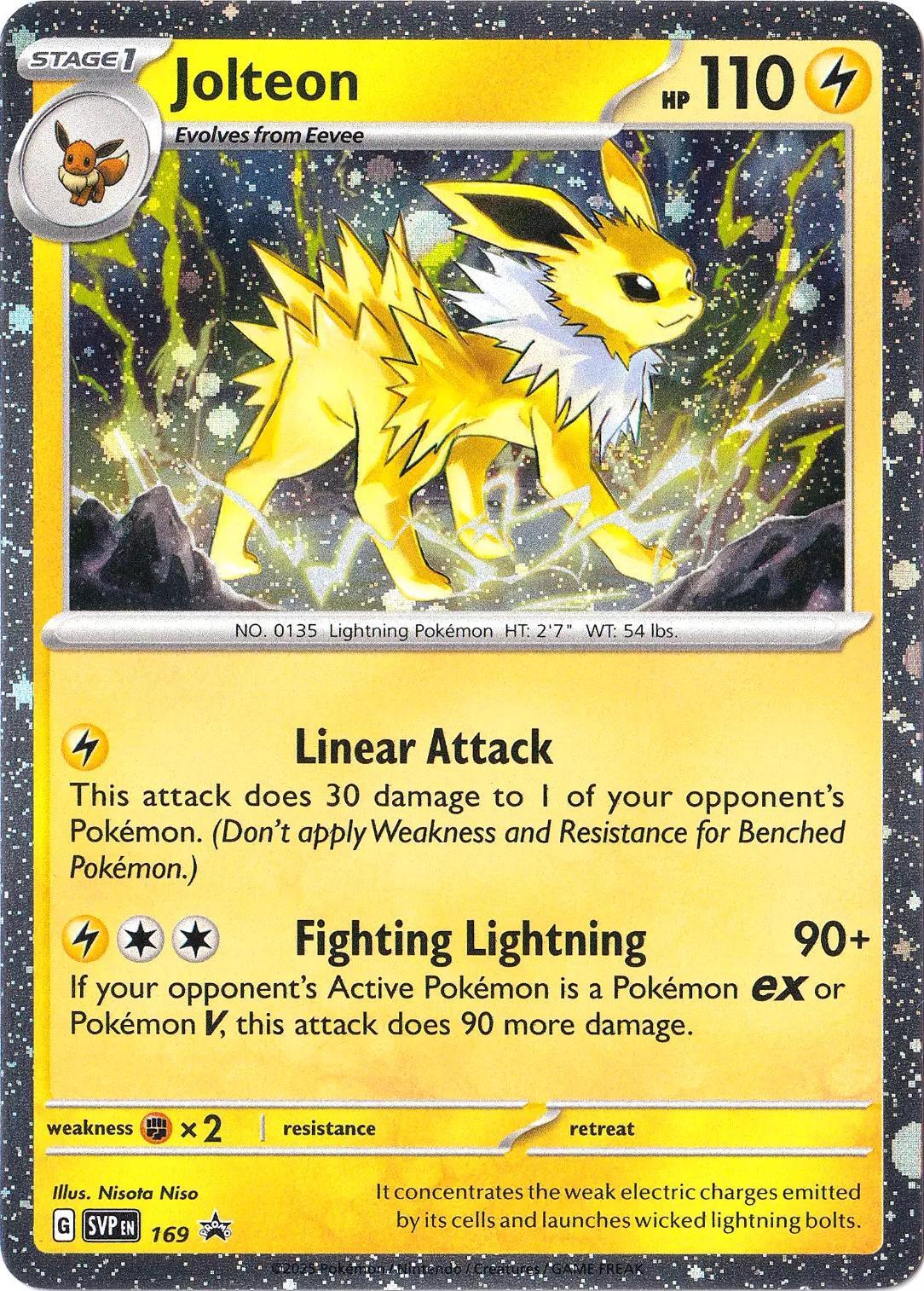 Jolteon (169) (Cosmos Holo) [Scarlet & Violet: Black Star Promos] | Good Games Morley