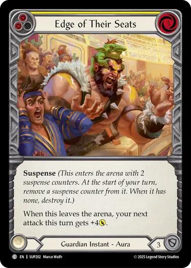 Edge of Their Seats (Yellow) [SUP202] (Super Slam) | Good Games Morley