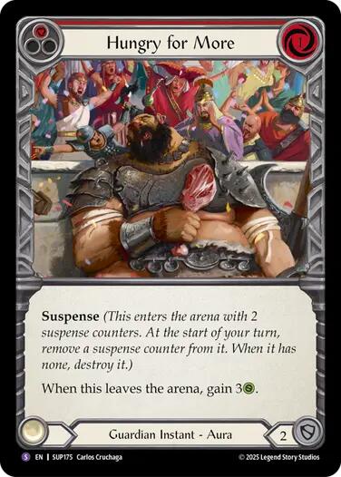 Hungry for More [SUP175] (Super Slam)  Rainbow Foil | Good Games Morley
