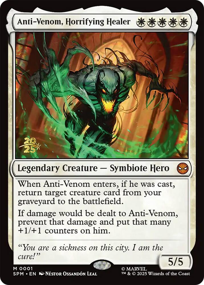 Anti-Venom, Horrifying Healer [Marvel's Spider-Man Prerelease Promos] | Good Games Morley