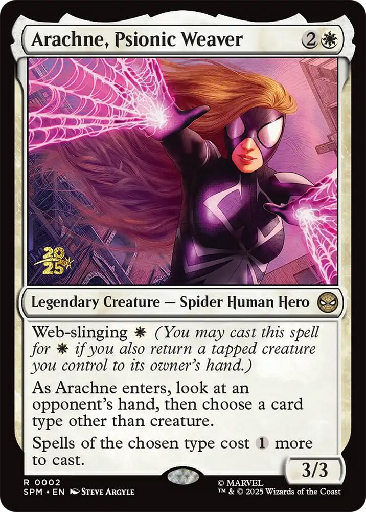 Arachne, Psionic Weaver [Marvel's Spider-Man Prerelease Promos] | Good Games Morley