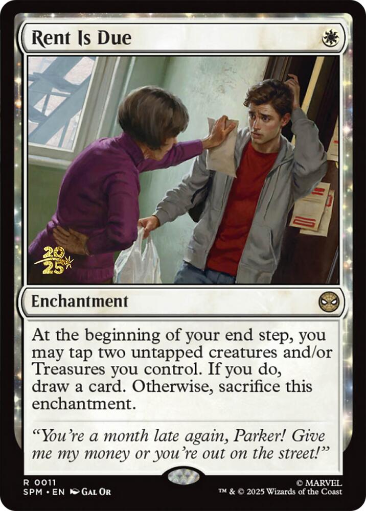 Rent Is Due [Marvel's Spider-Man Prerelease Promos] | Good Games Morley