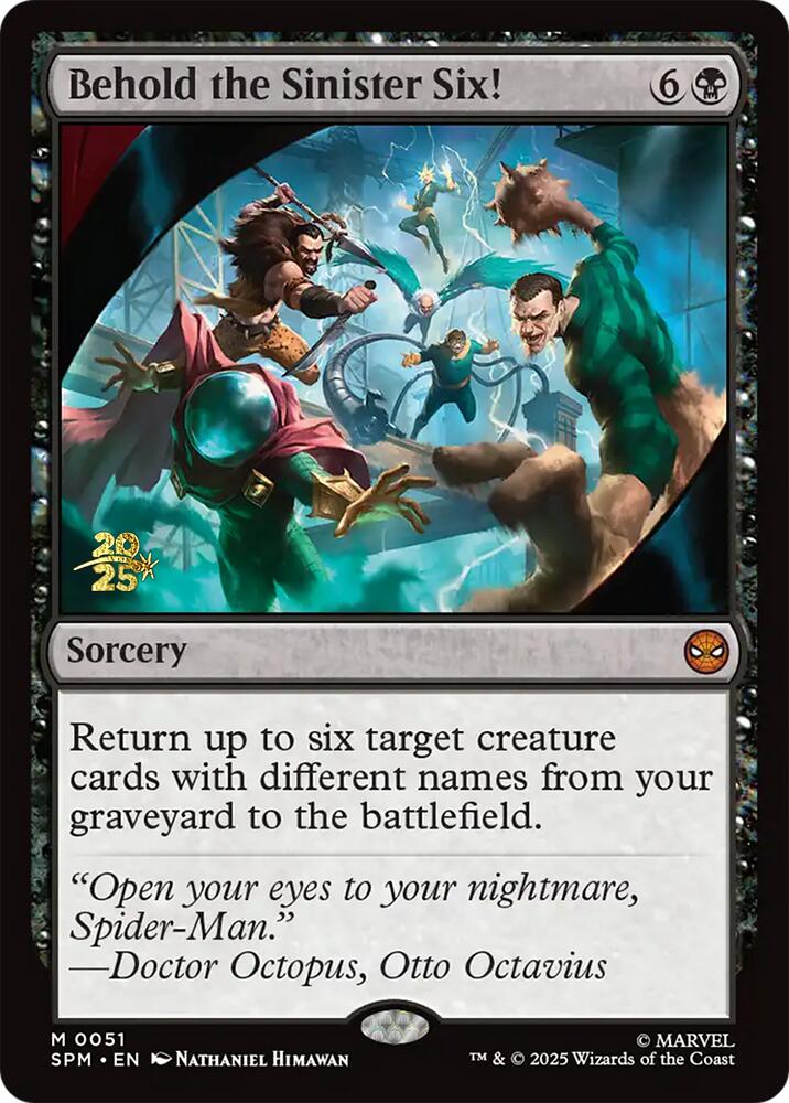 Behold the Sinister Six! [Marvel's Spider-Man Prerelease Promos] | Good Games Morley