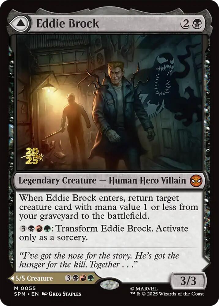 Eddie Brock // Venom, Lethal Protector [Marvel's Spider-Man Prerelease Promos] | Good Games Morley