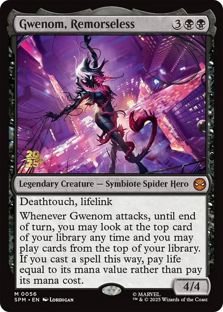 Gwenom, Remorseless [Marvel's Spider-Man Prerelease Promos] | Good Games Morley