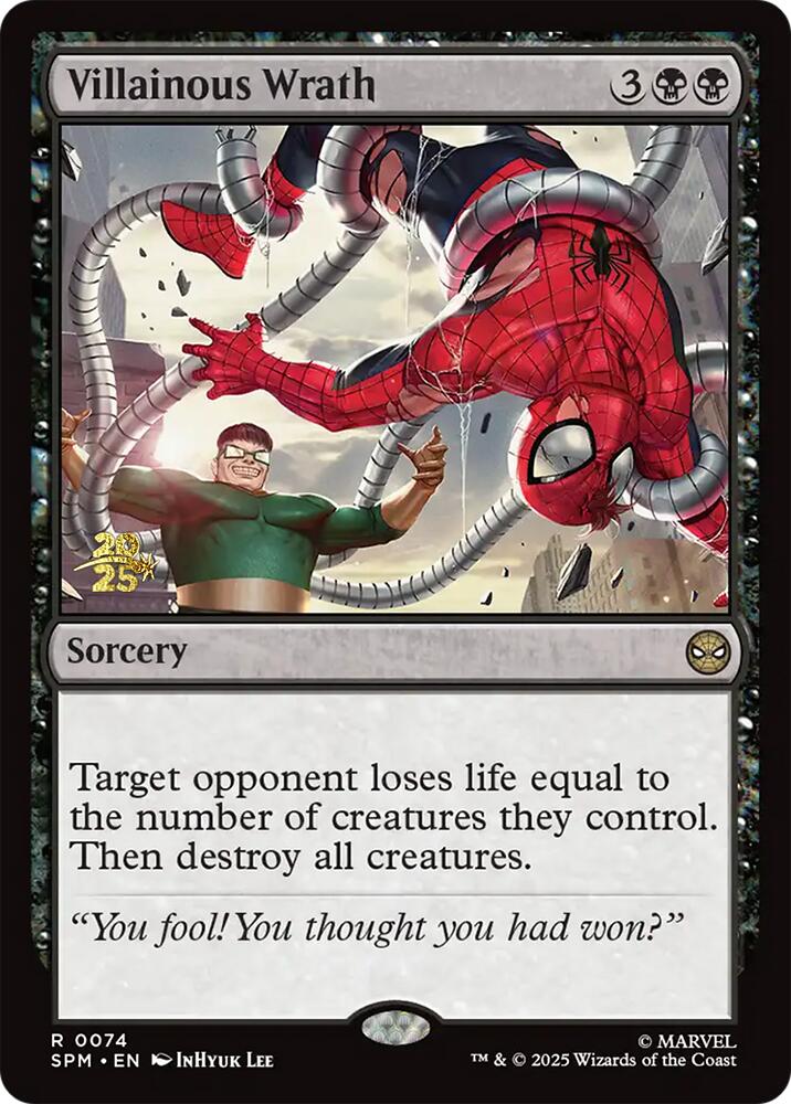Villainous Wrath [Marvel's Spider-Man Prerelease Promos] | Good Games Morley