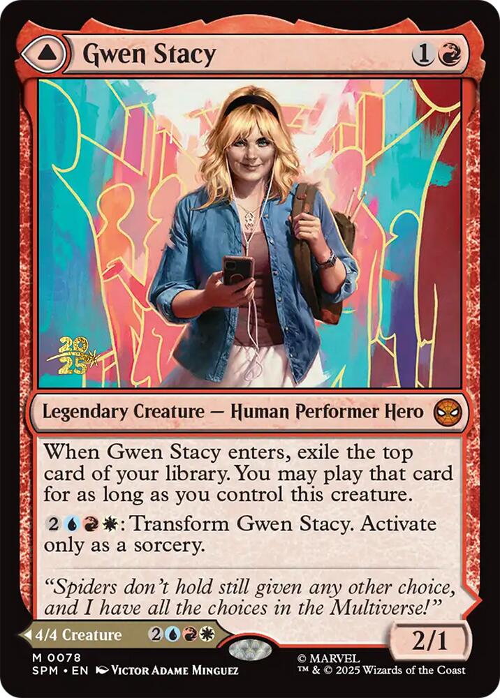 Gwen Stacy // Ghost-Spider [Marvel's Spider-Man Prerelease Promos] | Good Games Morley