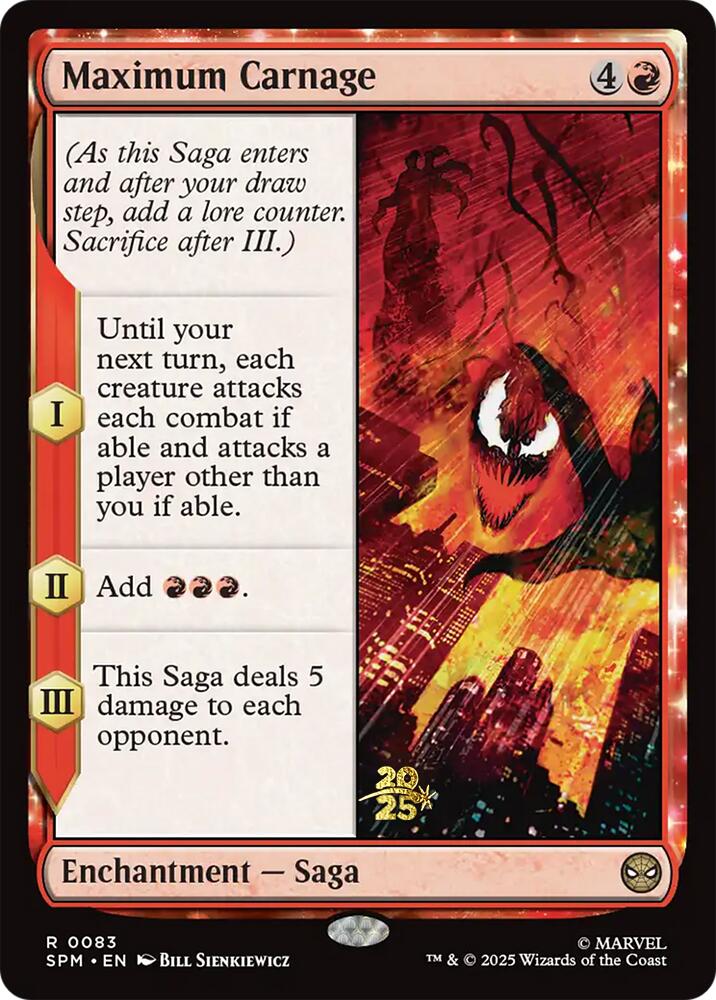 Maximum Carnage [Marvel's Spider-Man Prerelease Promos] | Good Games Morley