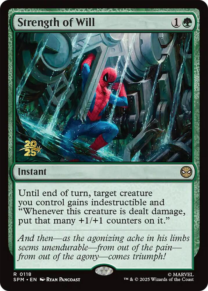 Strength of Will [Marvel's Spider-Man Prerelease Promos] | Good Games Morley