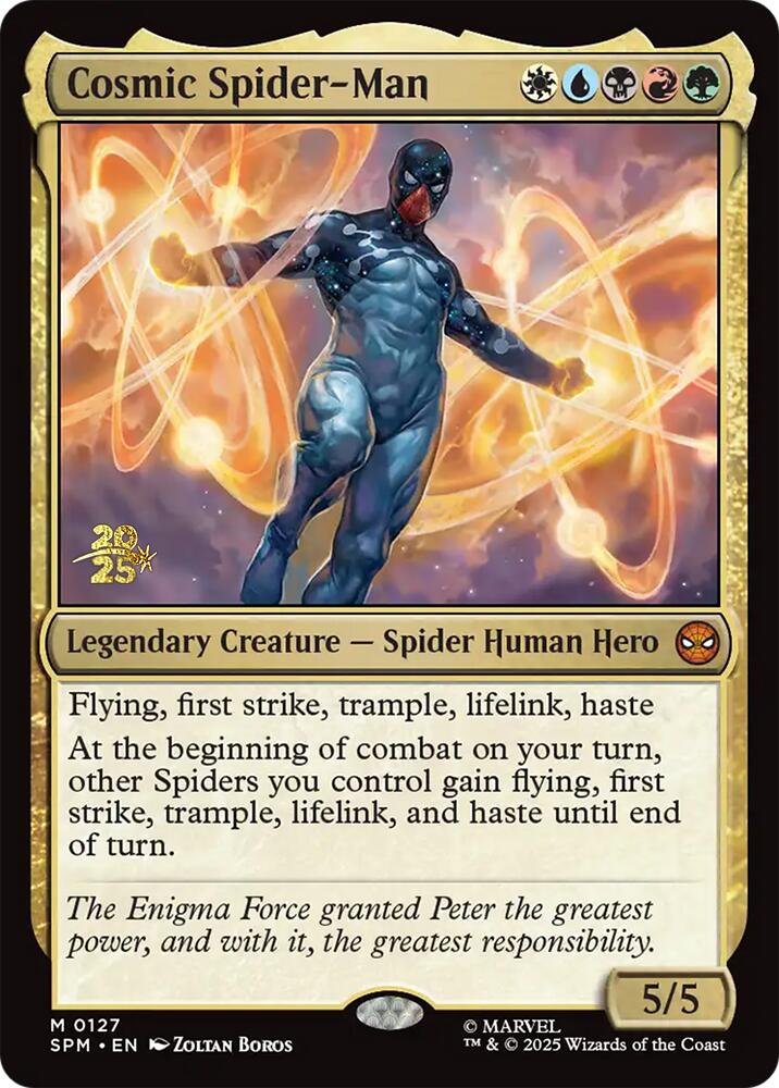 Cosmic Spider-Man [Marvel's Spider-Man Prerelease Promos] | Good Games Morley