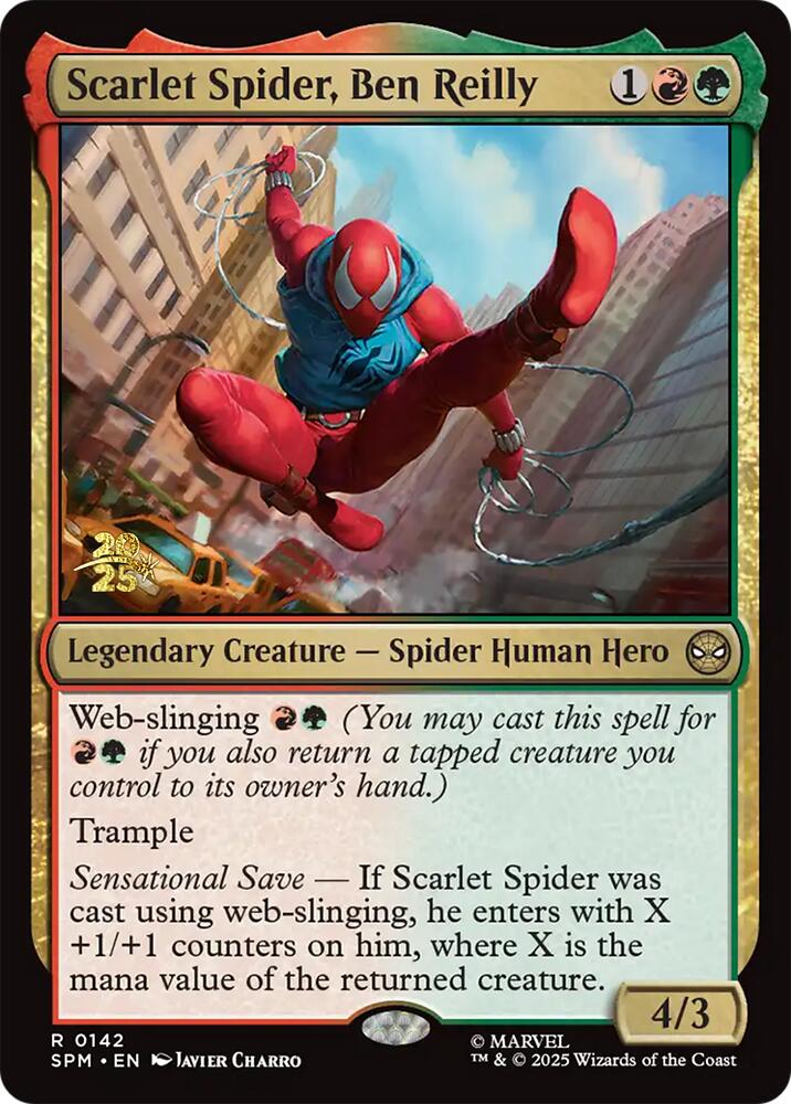Scarlet Spider, Ben Reilly [Marvel's Spider-Man Prerelease Promos] | Good Games Morley