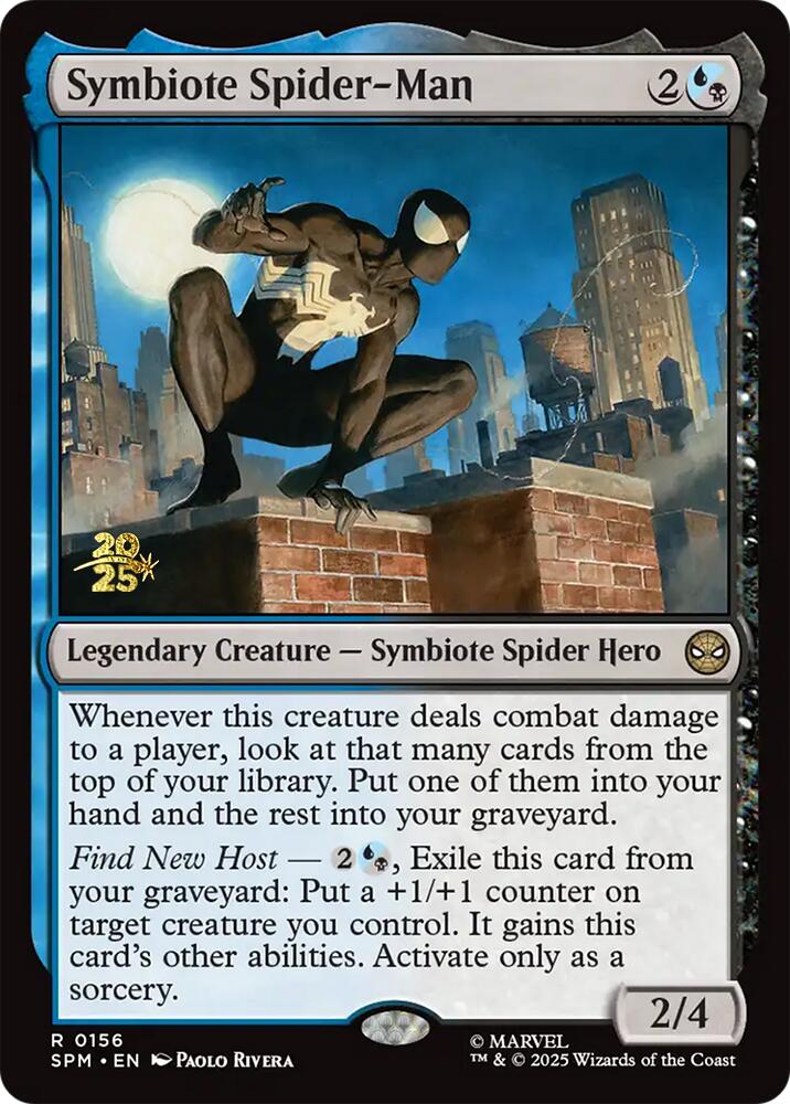 Symbiote Spider-Man [Marvel's Spider-Man Prerelease Promos] | Good Games Morley