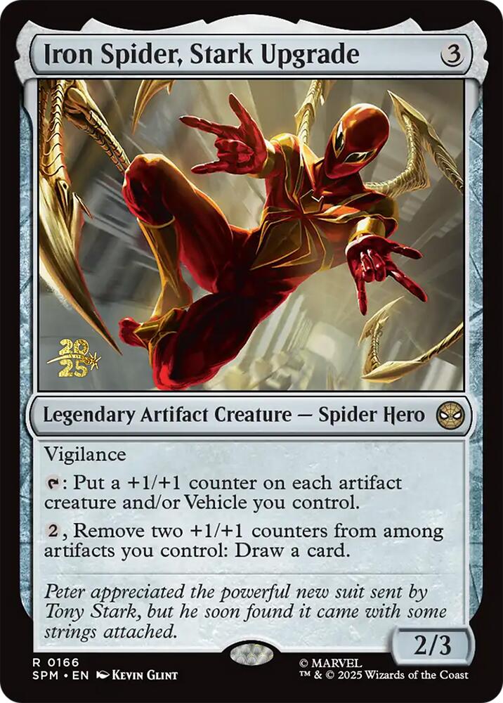 Iron Spider, Stark Upgrade [Marvel's Spider-Man Prerelease Promos] | Good Games Morley