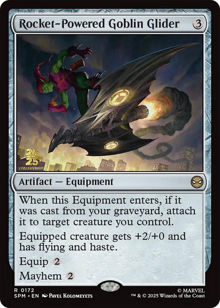 Rocket-Powered Goblin Glider [Marvel's Spider-Man Prerelease Promos] | Good Games Morley