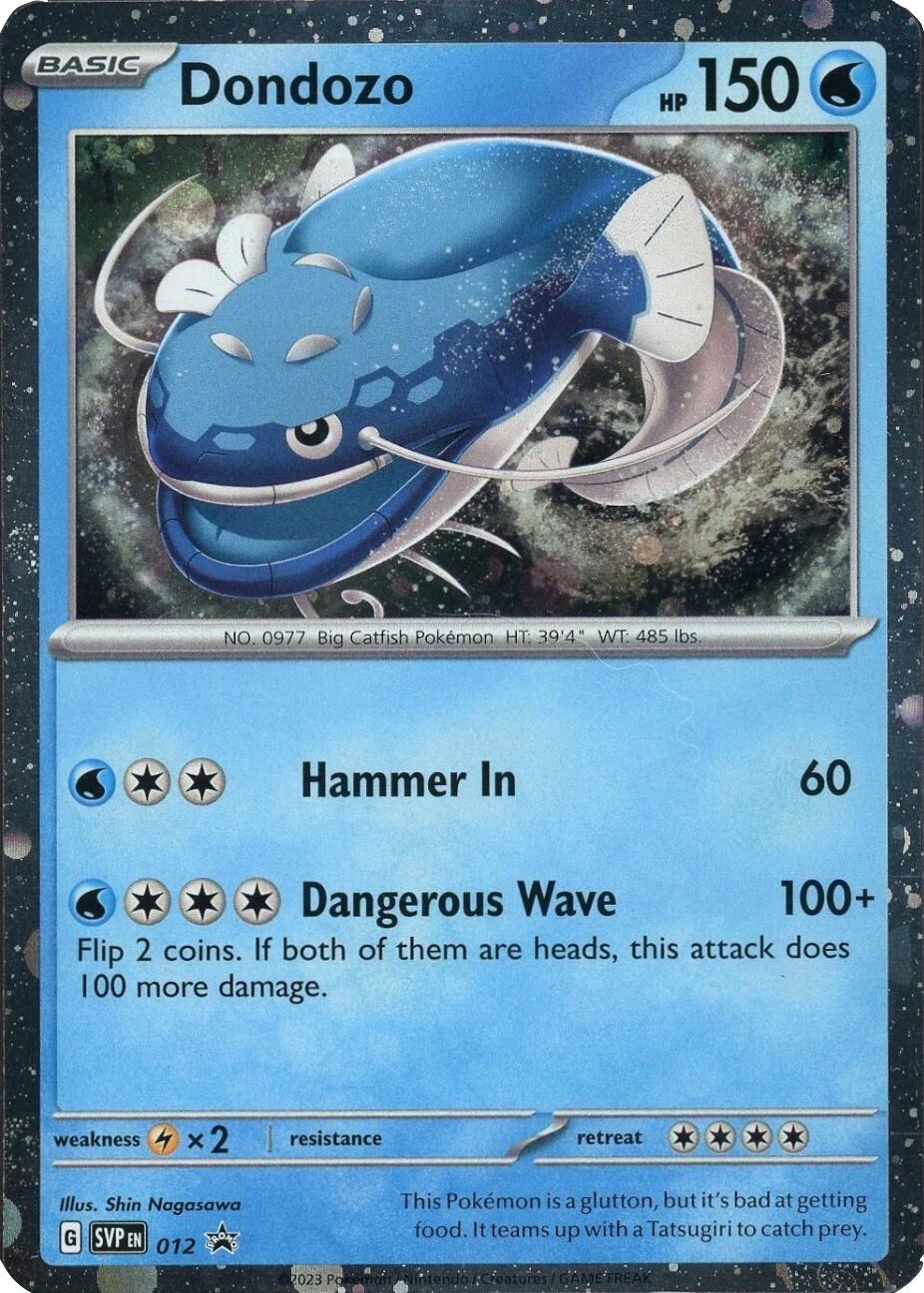 Dondozo (012) (Cosmos Holo) [Scarlet & Violet: Black Star Promos] | Good Games Morley