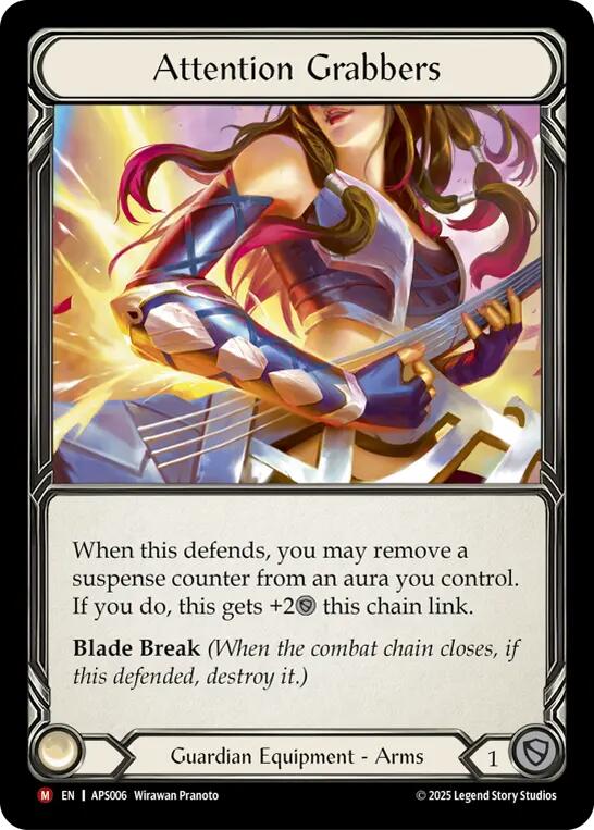 Attention Grabbers [APS006] (Armory Deck: Pleiades)  Rainbow Foil | Good Games Morley