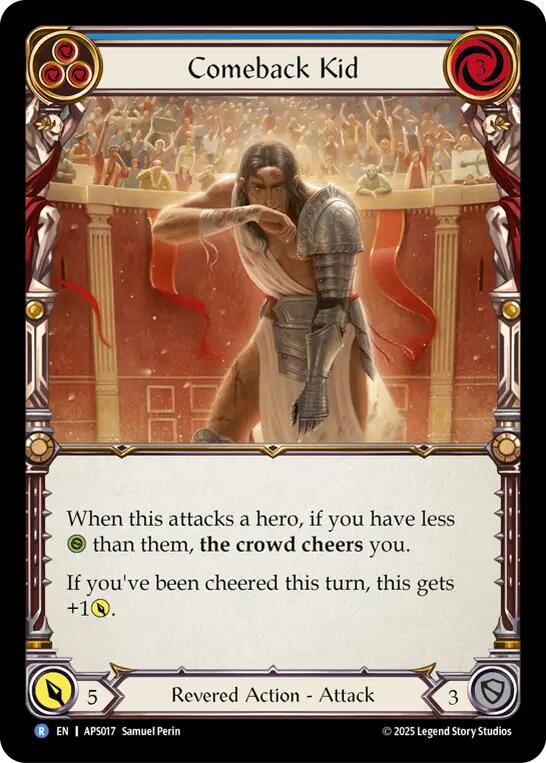 Comeback Kid (Blue) [APS017] (Armory Deck: Pleiades) | Good Games Morley