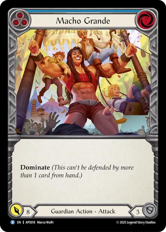 Macho Grande (Blue) [APS018] (Armory Deck: Pleiades) | Good Games Morley