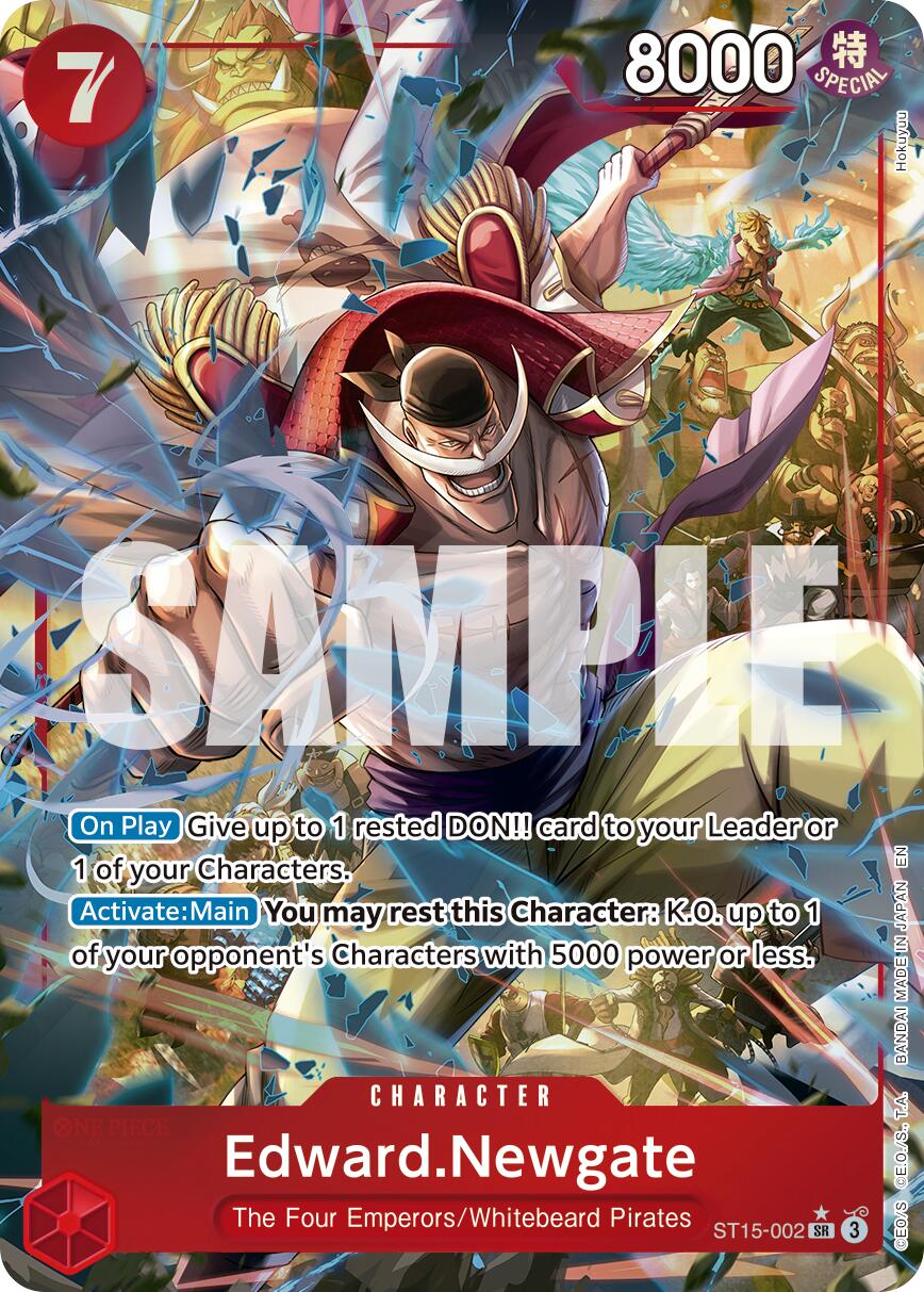 Edward.Newgate (ST15-002) (Alternate Art) [Premium Booster -The Best- Vol. 2] | Good Games Morley