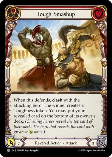 Tough Smashup (Red) [SUP046] (Super Slam)  Rainbow Foil | Good Games Morley
