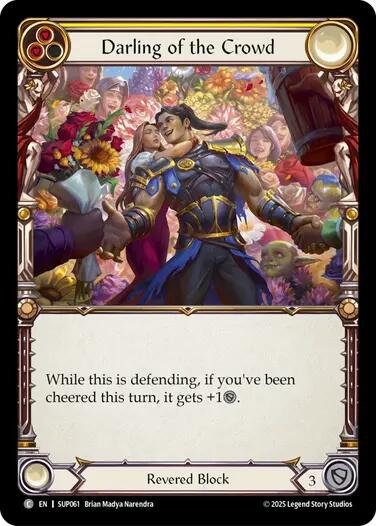 Darling of the Crowd [SUP061] (Super Slam)  Rainbow Foil | Good Games Morley