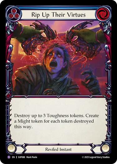 Rip Up Their Virtues [SUP088] (Super Slam)  Rainbow Foil | Good Games Morley