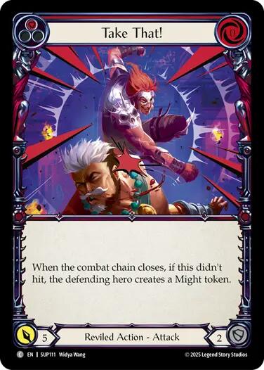 Take That! (Red) [SUP111] (Super Slam)  Rainbow Foil | Good Games Morley