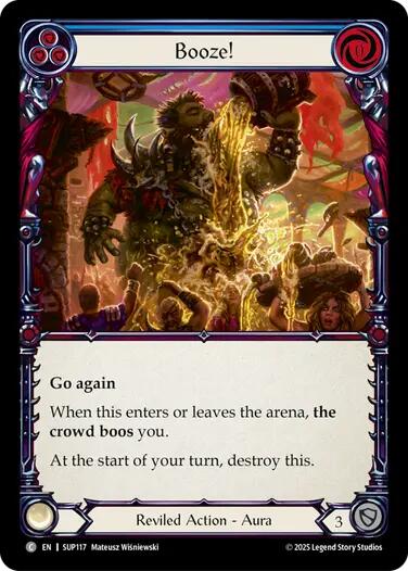 Booze! [SUP117] (Super Slam)  Rainbow Foil | Good Games Morley