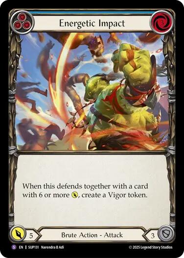 Energetic Impact [SUP131] (Super Slam)  Rainbow Foil | Good Games Morley