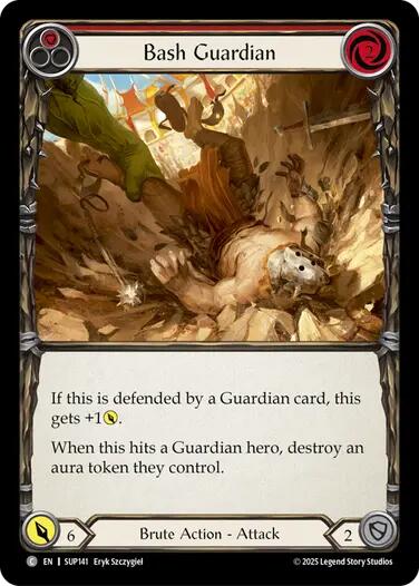 Bash Guardian [SUP141] (Super Slam)  Rainbow Foil | Good Games Morley