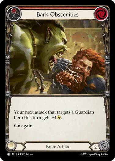 Bark Obscenities [SUP167] (Super Slam)  Rainbow Foil | Good Games Morley