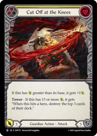 Cut Off at the Knees [SUP173] (Super Slam)  Rainbow Foil | Good Games Morley