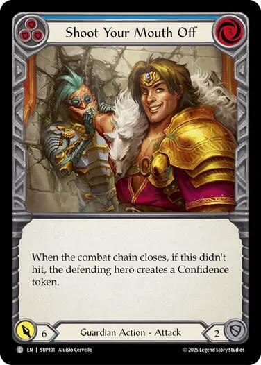 Shoot Your Mouth Off (Blue) [SUP191] (Super Slam) | Good Games Morley